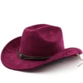 thumbnail image 2 of Functional Western Cowboy Hat for Outdoor Adventures with Curved Brim Lightweight Travel Accessory, 2 of 3