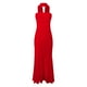 thumbnail image 5 of Vestido largo elegante y ajustado para mujer - Vestido largo de fiesta con cuello en V para invitadas a bodas y cócteles, 5 of 6