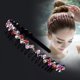 thumbnail image 2 of Diadema de diamantes de imitación antideslizante con dientes Diadema sencilla y moderna con tarjeta para el cabello, diseño de estilo simple pero elegante, 2 of 6