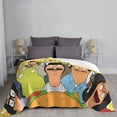 thumbnail image 3 of Bob'S Burgers Blanket Super Soft Cozy Throw Blanket Fuzzy Comfy Flannel Blanket Warm Plush Blankets For Couch, Sofa, Bed 50"X40", 3 of 4
