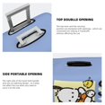 thumbnail image 5 of Cute Anime Cartoon Pochacco Travel Suitcase Protective Cover Trunk Case Washable Elastic Luggage Cover Fits X-Large Suitcase Protector Baggage With Concealed Zipper Gifts, 5 of 5