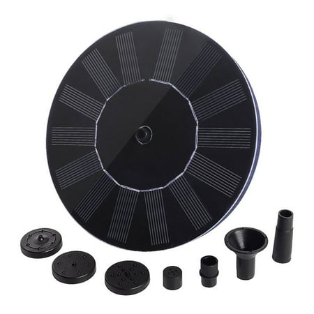 Submersible Fountain Pond - Solar Fountain,Solar Powered Bird Fountain Kit c,Outdoor Watering Submersible Pump For Pond, Pool, Garden, Fish Tank, Aquarium