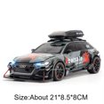 thumbnail image 1 of 1:24 RS6 R8 V10 Plus Sports Car Model Toy Diecast Metal Simulation Sound Light Supercar Models Collection Kids Toys Gifts RS6 Gray, 1 of 6