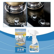 Grease Cleaner under $5! Xqxayjr Kitchen Grease Cleaner Spray, Heavy Duty Degreaser for Stove, Range Hood, Countertop, 120ml Lemon Scent