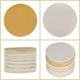 thumbnail image 2 of 100Pcs Hook and Loop Sanding Discs 5 Inch NO-Hole 120-Grit Hook and Loop Sandpaper Pads Orbital Sander Sandpaper Gold Sanding Disc for Polishing Accessories, 2 of 6