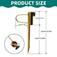 thumbnail image 3 of Umbrella Stand Ground Made Of Metal – Stable Parasol Holder Ground Sleeve Parasol For Beach & Garden, 3 of 8