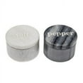 thumbnail image 2 of Godinger Salt & Pepper Set, Marble Salt & Pepper Kitchenware, White & Black, 2 of 2