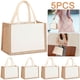 thumbnail image 1 of Compras Arpillera Bolso Organizador Almacenamiento Comestibles Reutilizable 5 Uds. (L), 1 of 9