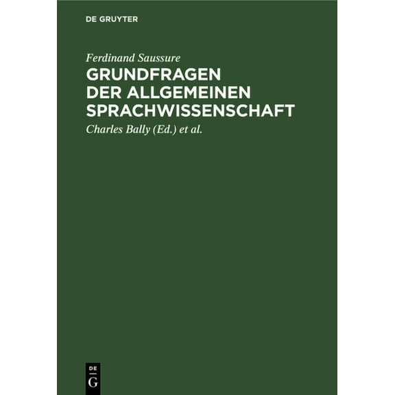 Grundfragen Der Allgemeinen Sprachwissenschaft, (Hardcover)