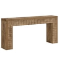 thumbnail image 5 of Fnova 70.9" Farmhouse Console Table, Fluted Wood Extra Long Entryway Table, Narrow Sofa Table for Living Room, Hallway, Staircase, 5 of 15