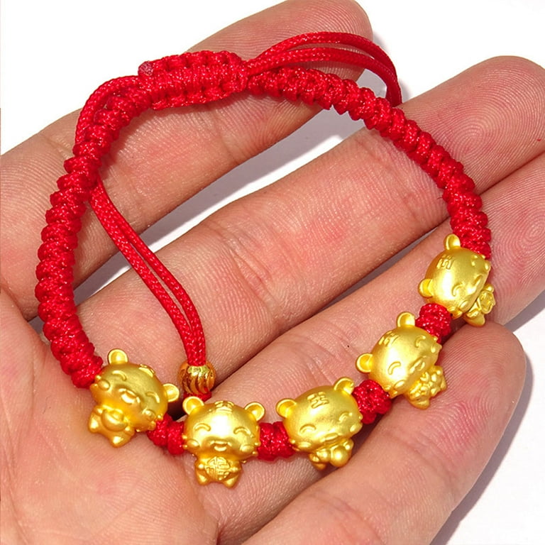 Red bracelet deals lucky charm
