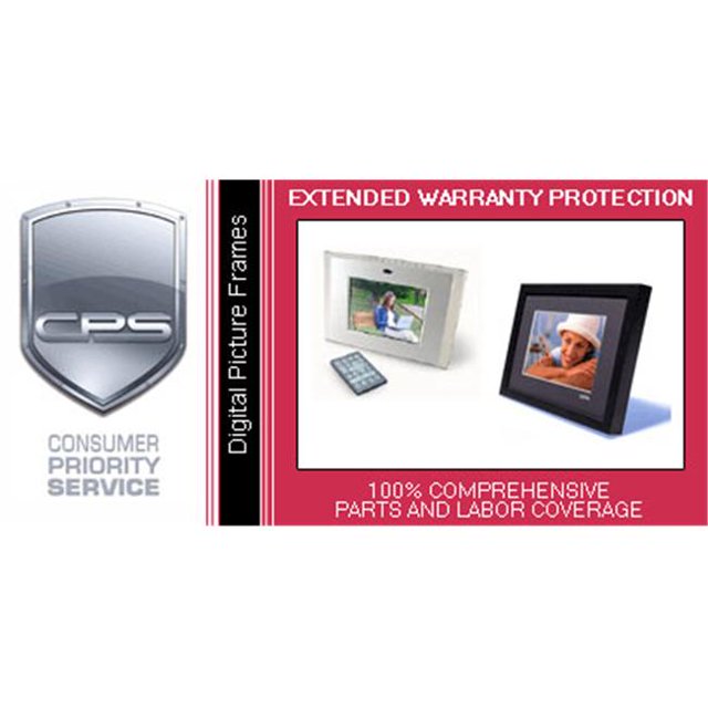 Consumer Priority Service DPF2-500 2 Year Digital Picture Frame under $500.00