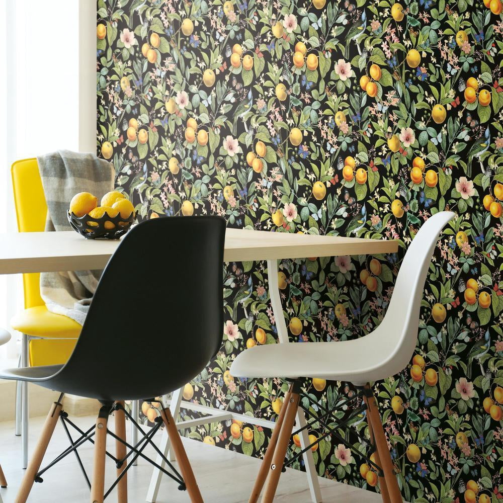 Citrus Peel and Stick Wallpaper