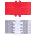 thumbnail image 1 of Shisuyan Practical Snowflake Napkin Buckle Red Cloth 8Pcs 7.5x1.6in, 1 of 8