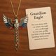 thumbnail image 1 of Llavero de Espada con Tarjeta Inspiracional, Alas de Ángel Guardián, Amuleto, Talismán, Amuleto de la Suerte con Gemas y Mensaje Motivacional para Protección., 1 of 5