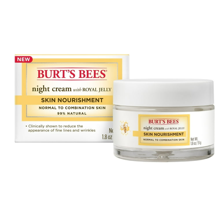 Burt s Bees Skin Nourishment Night Cream for Normal to Combination Skin 1.8 oz