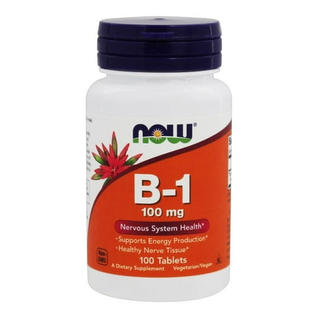 NOW Foods - Vitamin B1 Thiamine 100 mg. - 100