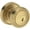 Lifetime Satin Brass, variant on Baldwin En.Bre.Rrr Bremerton Single Cylinder Keyed Entry Door Knob Set - Black