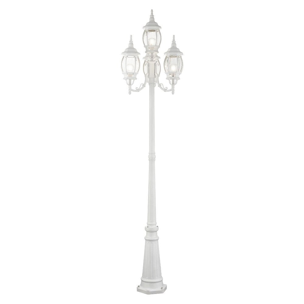 Livex Lighting - Frontec - 4 Light Outdoor Post Light in Style - 24 Inches wide