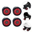 thumbnail image 1 of HAMPPLIES 1 Ensemble Roue de Patinage Patins à Roulettes Roue PU Ronde Performance sur Surfaces Rugueuses pour Chaussures de Patinage, 1 of 7