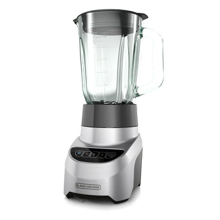 BLACK+DECKER PowerCrush Blender, Digital Controls, Stainless Steel, BL1550SG