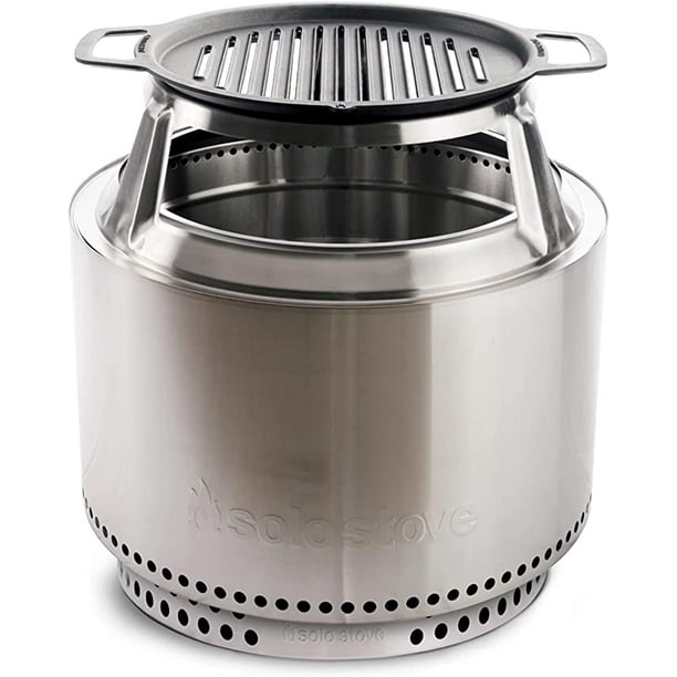 Solo Stove Yukon Cast Iron Grill Cooking Bundle 2.0 Portable