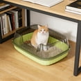 thumbnail image 4 of Semi-Enclosed Cat Litter Box with Top Entry Lid, High Sides, Odor Control Filter, Scoop Included, Easy Clean, Multiple Colors, 14.4 x 10.6 x 5.3 in, 4 of 6