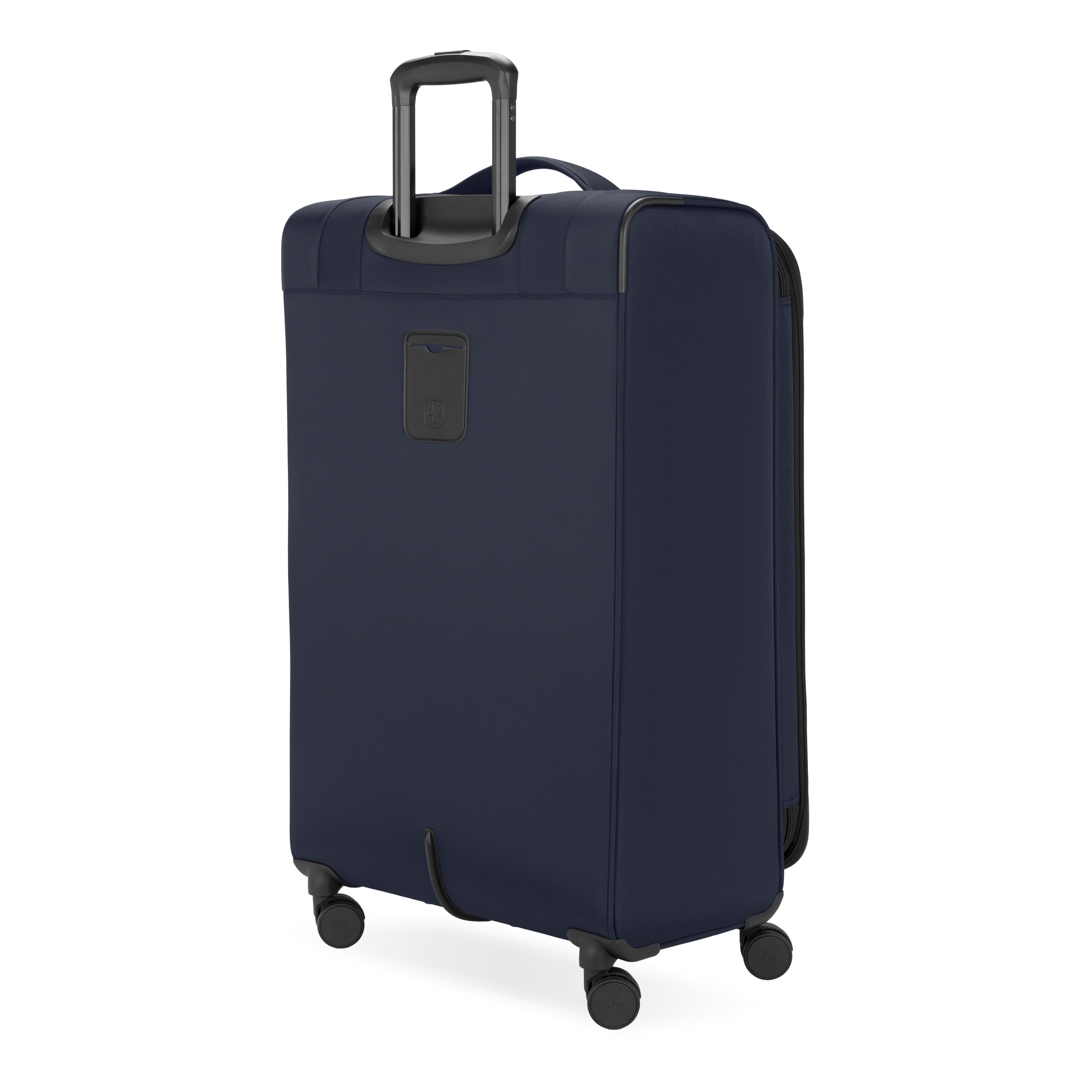 SWISSGEAR Stride 3-Piece Expandable Spinner Luggage Set, Peacoat Blue, with 8 Wheels and Built-in TSA Lock