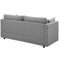 thumbnail image 3 of Simple Relax Sofa, Light Gray Fabric, 3 of 5