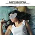 thumbnail image 2 of LOLIPPYY Grey Velvet Sleep Mask, Blocks Light, No Pressure, Ideal for Travel and Home, 2 of 8