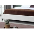 thumbnail image 3 of Oliver and Smith Full Upholstered Platform Bed Frame with 51 Inch Tufted Suede Velour Headboard Wood Slats No Box Spring Needed Easy Assembly Light Beige, 3 of 4
