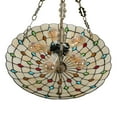thumbnail image 5 of Tiffany Style Hanging Pendant Lamp Stained Glass Ceiling Light Pendant Fixture, 5 of 10