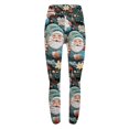 thumbnail image 7 of SNOWSONG Christmas Leggings for Women, Plus Size Leggings Women High Waisted Workout Pants Tummy Santa Print Holiday Legging Tights, Womens Leggings, Tummy Control Leggings Pink 3XL, 7 of 7