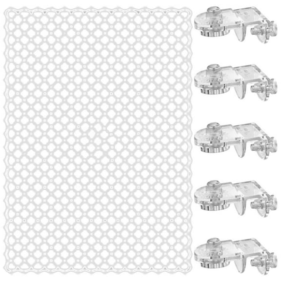 Invisible Anti Jump Netting for Fish Tanks Includes 5 Mounts Clear Netting Netting Netting Covers