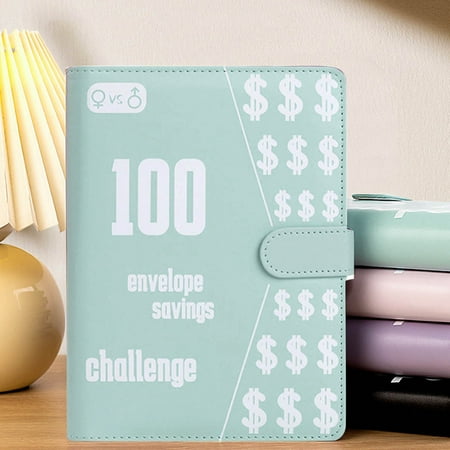 

100 Envelope Saving Challenge Lightweight Savings Portable Budget Planner And Envelopes Essential Tools