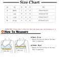 thumbnail image 2 of Kaemgyyd Seamless Bras for Women Front Closure Adjustable Spaghetti Strap Sport Bra Fashion Full Coverage T-Shirt Bras for Yoga, 2 of 2