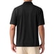 thumbnail image 3 of CAMISETAS POLO DE MALLA DE COLOR SÓLIDO PARA HOMBRES CHIC DE VERANO, MANGA CORTA, TALLA XL, NEGRO, 3 of 5