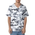 thumbnail image 5 of Yiaimeir Men's Casual T-Shirt Short-Sleeved V-Neck Printed Front Pocket Top, 5 of 5