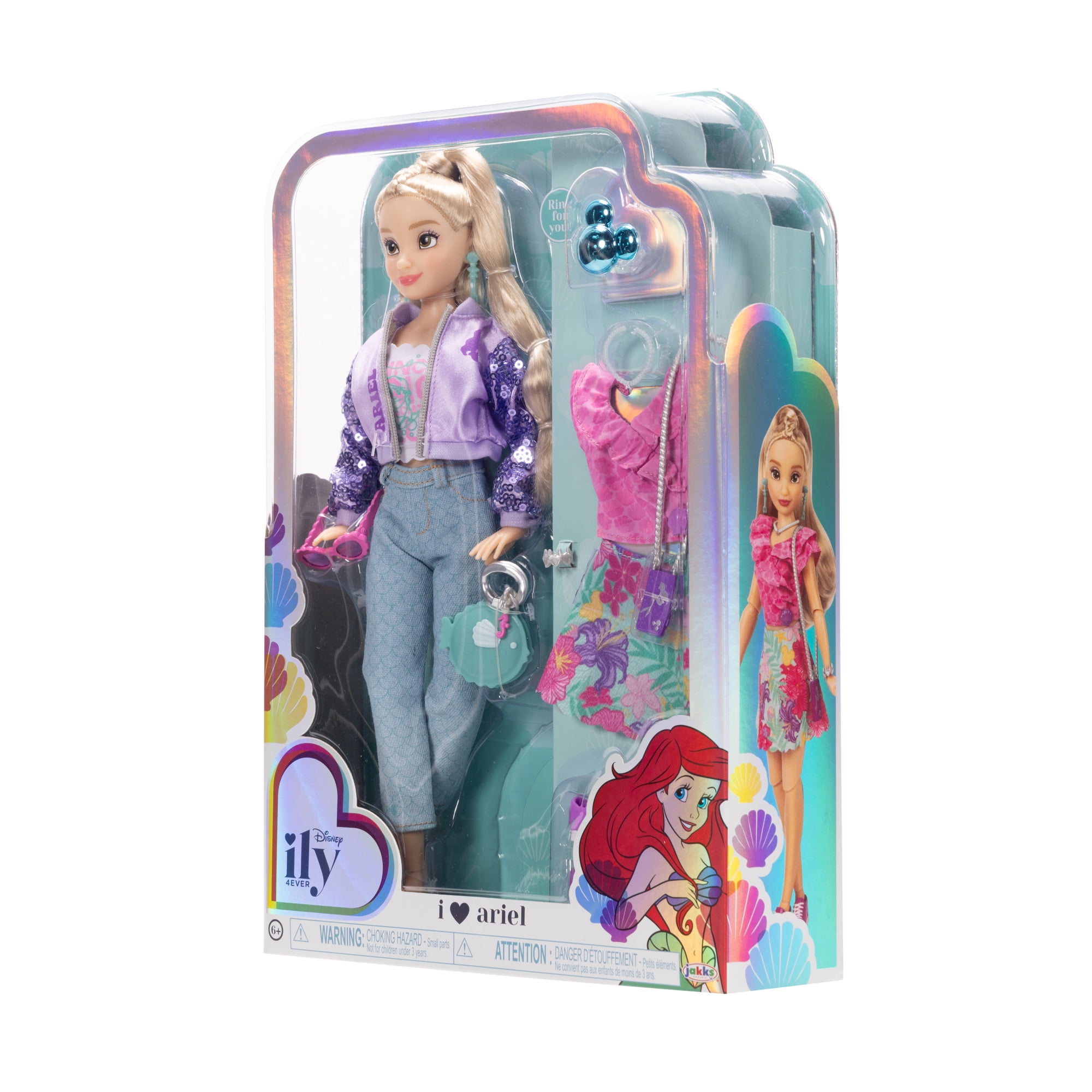 Disney Ily 4EVER I Love Ariel 12 inch Fashion Forward Doll with 2 Gorgeous Fashion Outfits