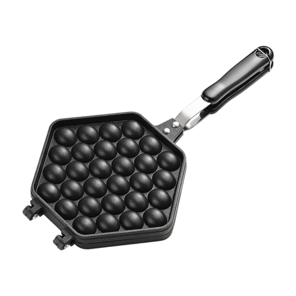 Máquina para Hacer Wafles de Burbujas, Sartén para Hacer Wafles de Huevo de Doble Cara, Plancha para Hornear, para Postres, Desayunos, Uso en La Cocin