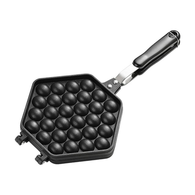 DOLITY Bubble Waffle Maker Pan Egg Bubble Puff Iron for Commercial Cafe Snack Stand