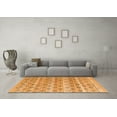 thumbnail image 3 of Ahgly Company Indoor Rectangle Abstract Orange Modern Area Rugs, 7' x 10', 3 of 4