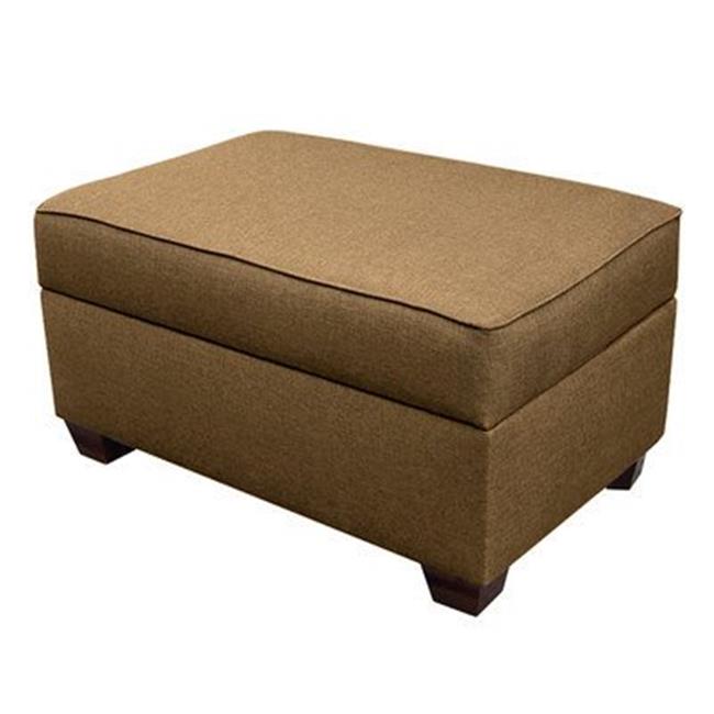 24 x 36 Slimline Storage Ottoman Mocha