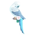 thumbnail image 3 of Estatua creativa de pájaros en miniatura para jardín, ideal para césped y exteriores. Azul, 3 of 9