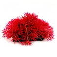 thumbnail image 2 of Flmtop Artificial Pine with Base Grass Fish Tank Ornament Aquatic Plant Landscape Decor Red, 2 of 8