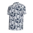 thumbnail image 2 of Rocae Hawaiian Style for Men's Short Sleeve Polo Shirt, Quick Drying Performance Moisture Wicking Sports Men's Golf Shirt Small, 2 of 9