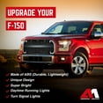 thumbnail image 2 of AMERICAN MODIFIED Raptor-Style Grille w/Turn Signal Lights, 15-17 Ford F150, 2 of 10