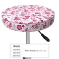 thumbnail image 4 of Hirioo Flower Butterfly for Round Bar Stool Seat Covers Washable Stool Cushion Slipcover Elastic Bar Chair Covers for 12-14 Inch Chair-12 inch, 4 of 7