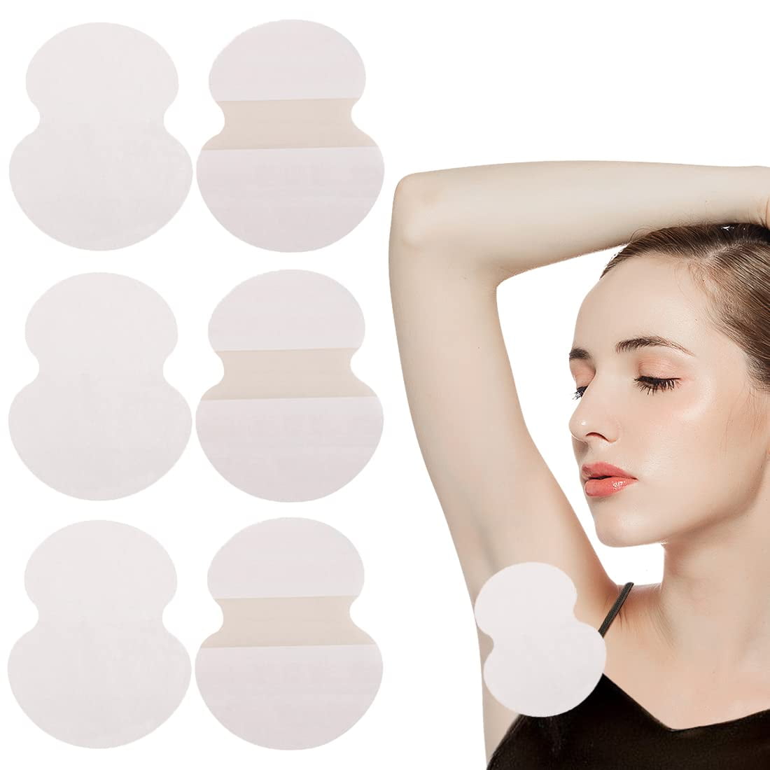 Disposable Sweat Pads 48 Pcs - Armpit Sweat Pads Absorbent for Men Women  Absorb Sweat Armpits, White - Walmart.com