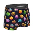 thumbnail image 4 of Uemuo Lovely Planet Pattern Men's Boxer Briefs,Trunk Anti-Chafing,Comfortable, Durable, and Stylish Underwear-Medium, 4 of 9
